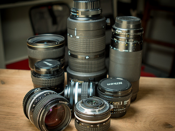Nikon Lens Set (with optional Canon EF mounts)