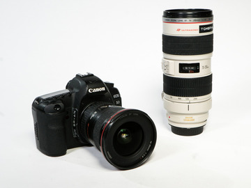 Canon 5D camera + 16-35 + 70-200 lenses