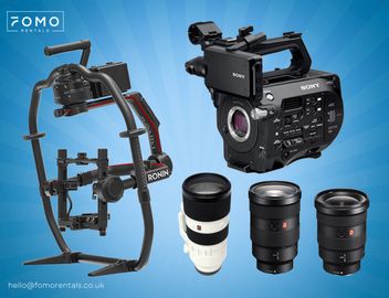 Sony FS7 Camera + Sony G Master Zoom Lens Set + DJI Ronin 2 Gimbal