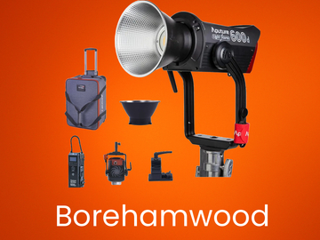Aputure LS 600D with Lantern & Dome