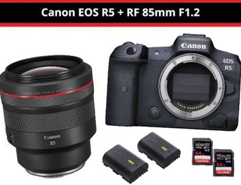 Canon R5 +  RF 85mm F1.2