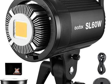 Godox SL-60W with Softbox and Steel Lightstand